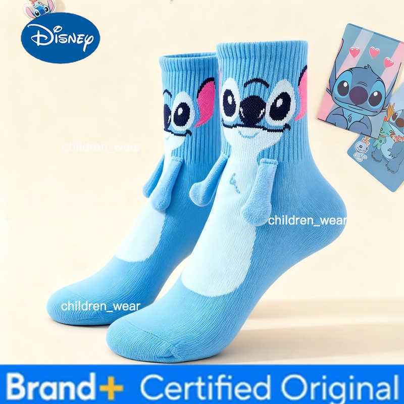 Disney HOTStitch Crew Kawaii Socks Soft Cotton Blend for Adults and Kids Daily Use Birthday or Christmas Gift H260306