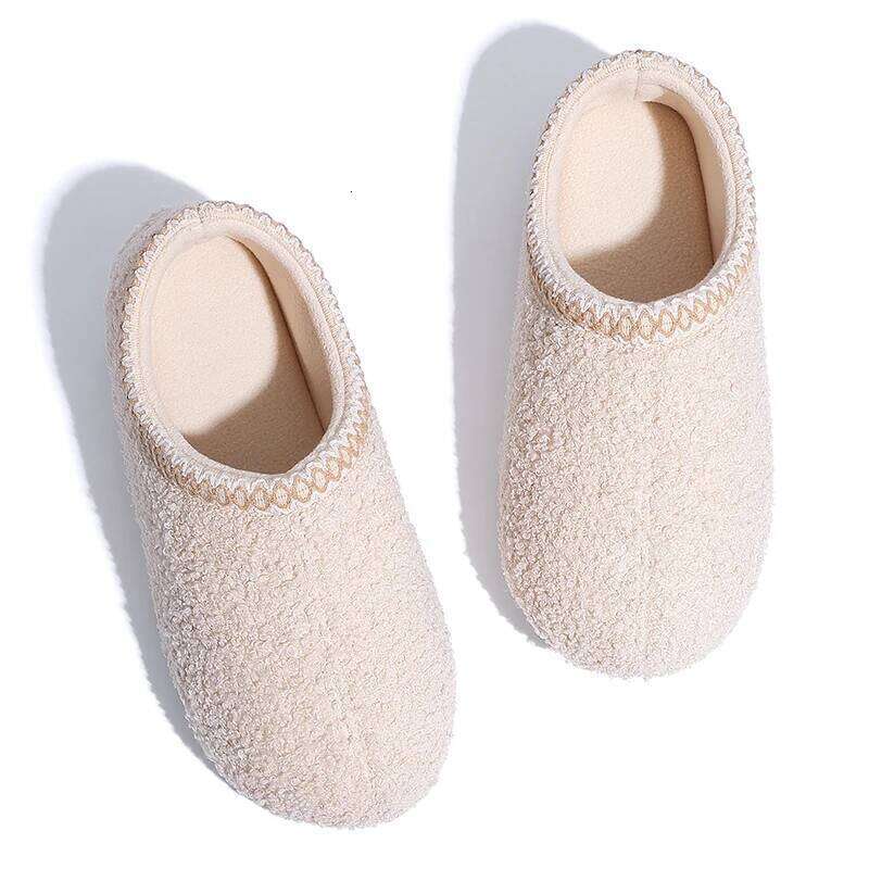Litfun Winter Furry Memory Foam Women's Slippers Teddy Indoor Sock With Soft Rubber Sole Fashion Curly Fleece Shoes