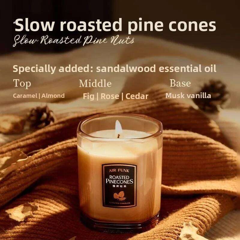 1pc Aromatherapy Candles Home Indoor Long Lasting Fragrance New Year Gift Deodorize Household Goods W260304 W260305