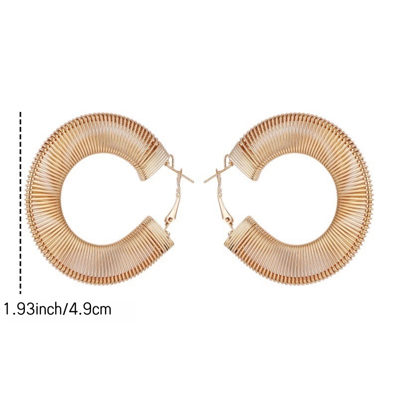 High-End Individual Spiral Shaped Ear Jewelry Pieces for Women