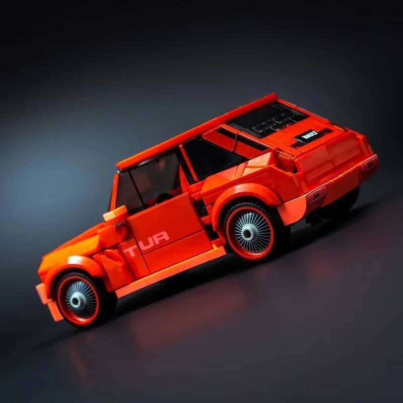 340PCS MOC classic car popular hatchback model DIY assembly building block toys children's birthday gift Z260306