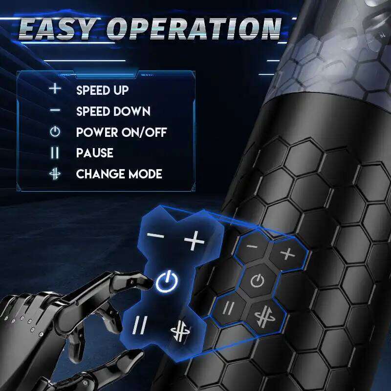 HESEKS Automatic Man Masturbator with Bluetooth Masturbators Silicone Pussy Vaginas Sex 18 Toys For Men W260305