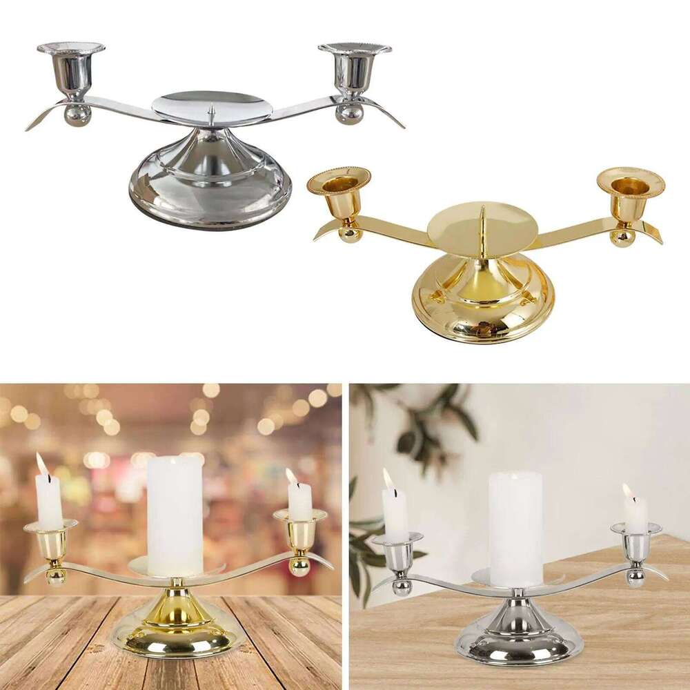 Pillar Holders Metal Candlestick Stand Elegant Table Centerpiece Candle Decor for Home Wedding Party XJ260305