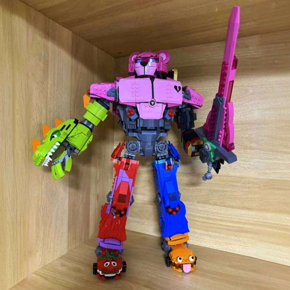 The latest Mecha Captain model building block action robot can be assembled built, and is compatible with birthday gifts for Z260305