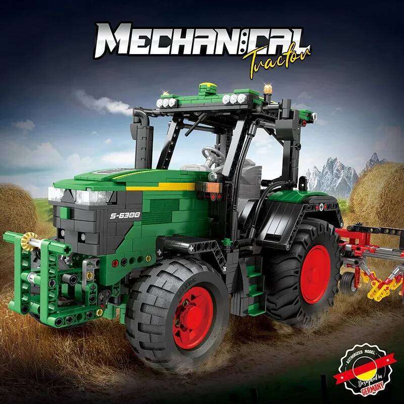 1664PCS Agricultural Tractor Building Blocks Rc APP Remote Control City Engineering Car Model Bricks Kids Educational DIY toys Z260305