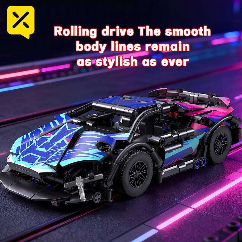 ToylinX 321PCS MOC Technic Supercars Building Blocks City Speed Super Racing Model Bricks High-Tech Toys Gift for Boys Kid Adult Z260305