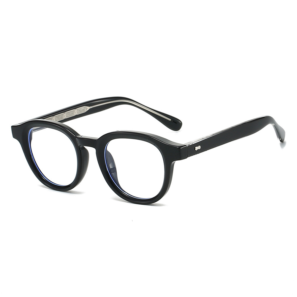 New 25TR90 frame pin anti-blue light flat glasses for men and women, fashionable, retro, cute, street style, outdoor eyewear
