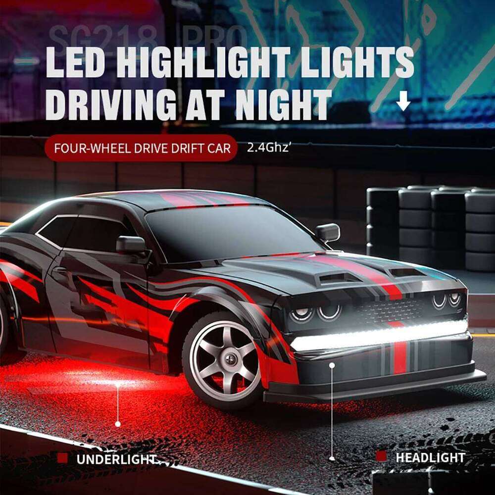 SG218 PRO 2.4G RC Drift 1/43 4WD Remote Control High Speed Four Wheel Drive Radio Controlled Mini Racing Car Model C260305