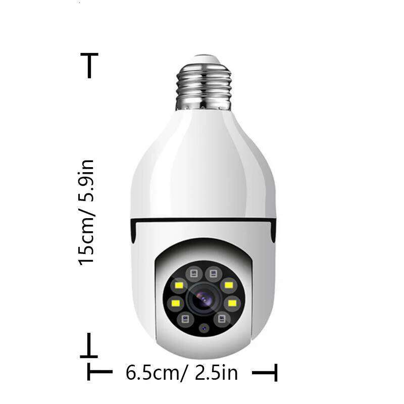 1080P HD E27 Bulb Surveillance Anti-theft Outdoor Indoor Security Monitor Wireless WiFi Camera Night Vision Audio IP Came 26W0306