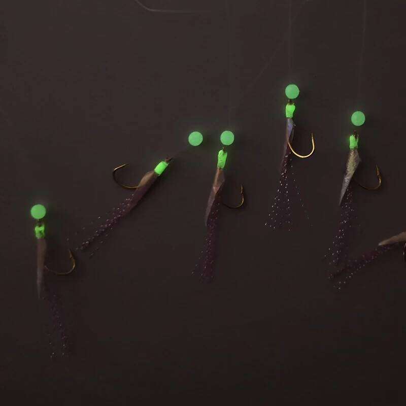 ZYZ Sabiki Rigs Luminous Sea Hooks 1 6 Fishhooks Saltwater or Freshwater Boat Fishing Set Tackle S260305