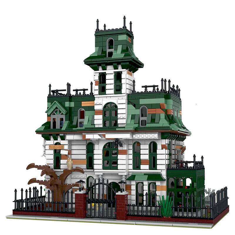 3378PCS Movie Adams House Set City Architecture Modular Building Block Assembly Model Kit DIY Toys Xmas Gift Z260306