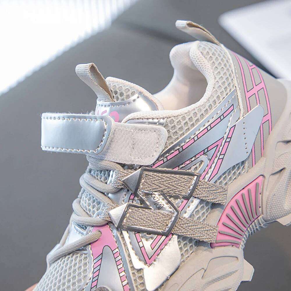 Trend Fashion Children's Sport PU Leather Breathable Kid's Sneakers Outdoor Boy's Girl's Running Shoes Teenager 26Y0304