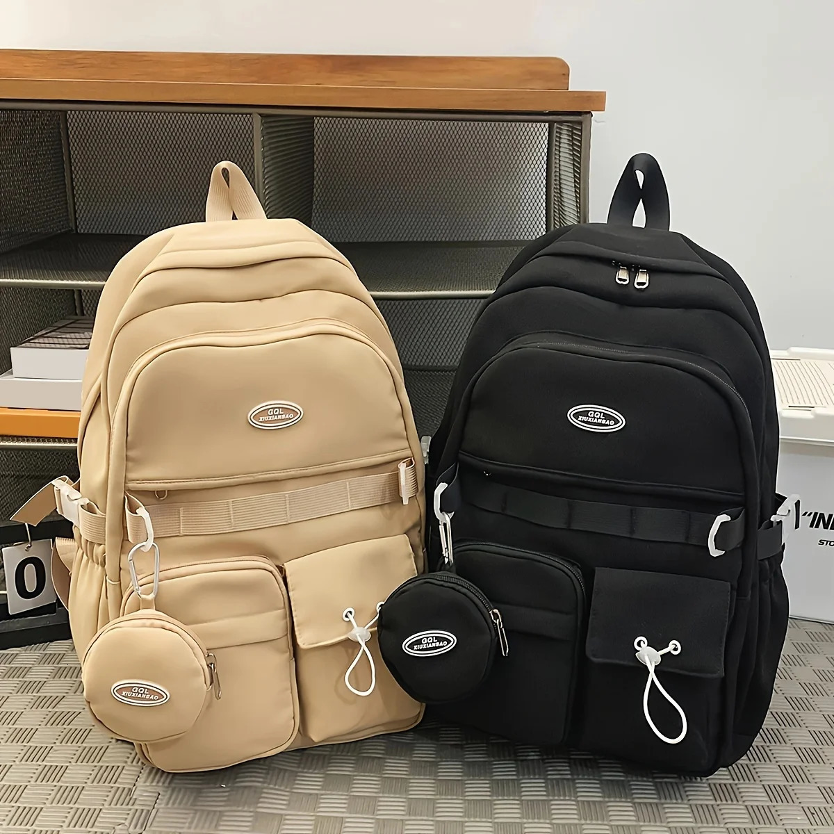 Simple Large Capacity Sports Travel Backpack Junior High School Leisure Backpack Tutorial Bag260228
