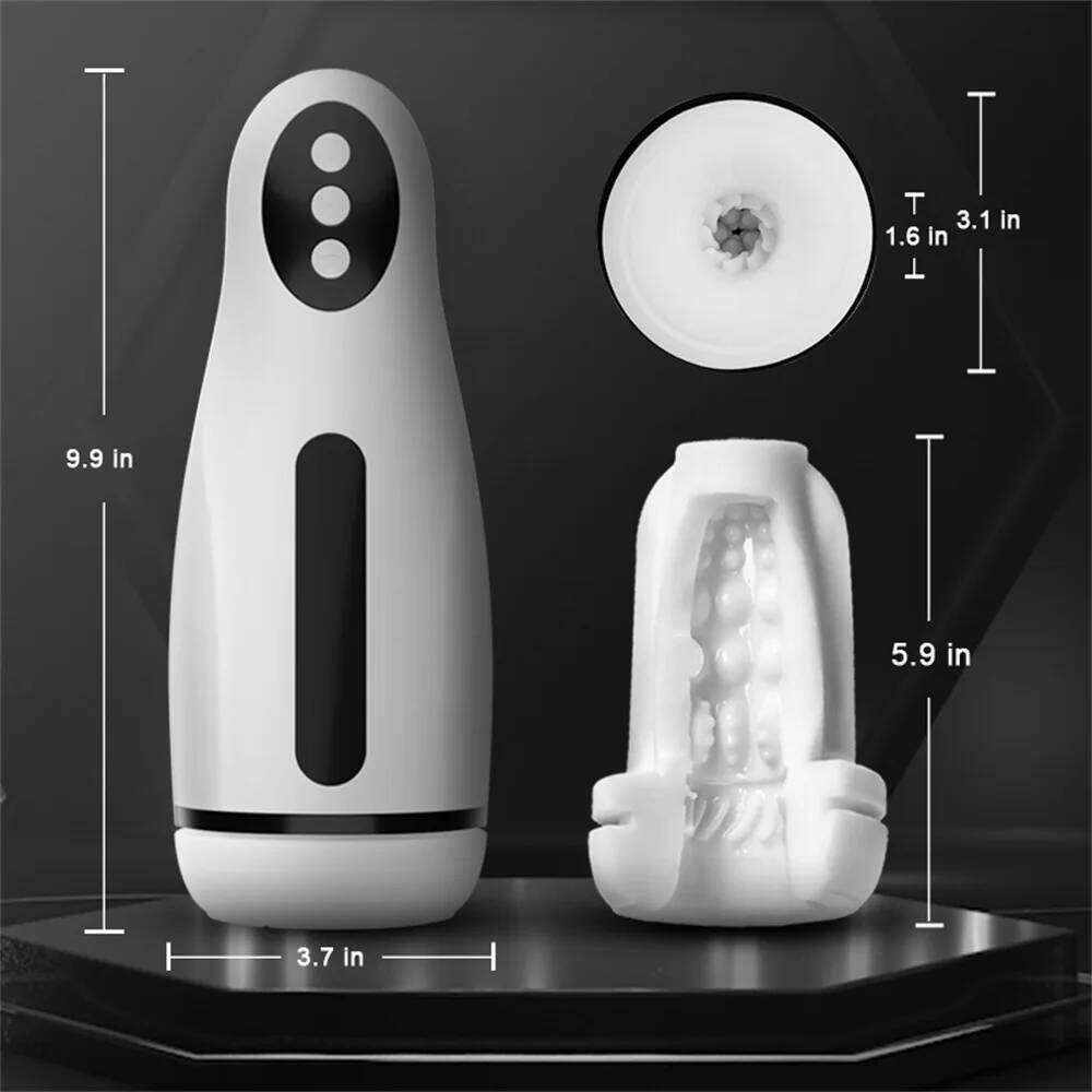 Smart Male Masturbator with Suction & Thrusting Heating Automatic Stroker Penis Exercise, Hands-Free Adult Sex Toys for Men W260305