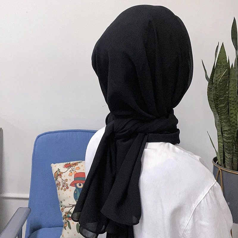 Muslim Women Bonnet Chiffon Shawl Instant Under scarf Cap Islam Inner Scarf Headband Stretch Hijab Cover Headwrap Turbante 260304