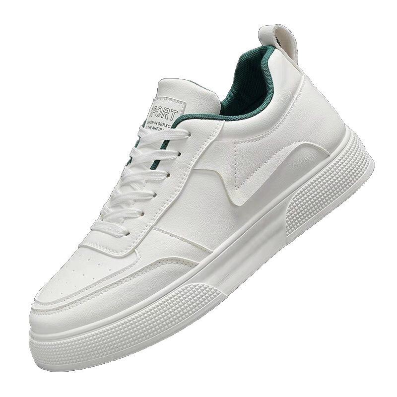 Free Shipping 2026 New Casual Shoes Fashion Skateboard Shoes Large Size Comfortable Breathable Leather White Designer Sneakers for Men