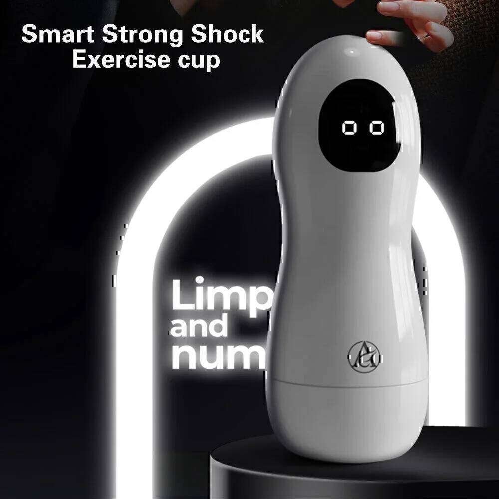 2025 New Male Masturbator Cup Vibration Blowjob Real Vagina Pocket Pussy Vibrating Bullet Penis Oral Adults Sex Toys For Man W260305