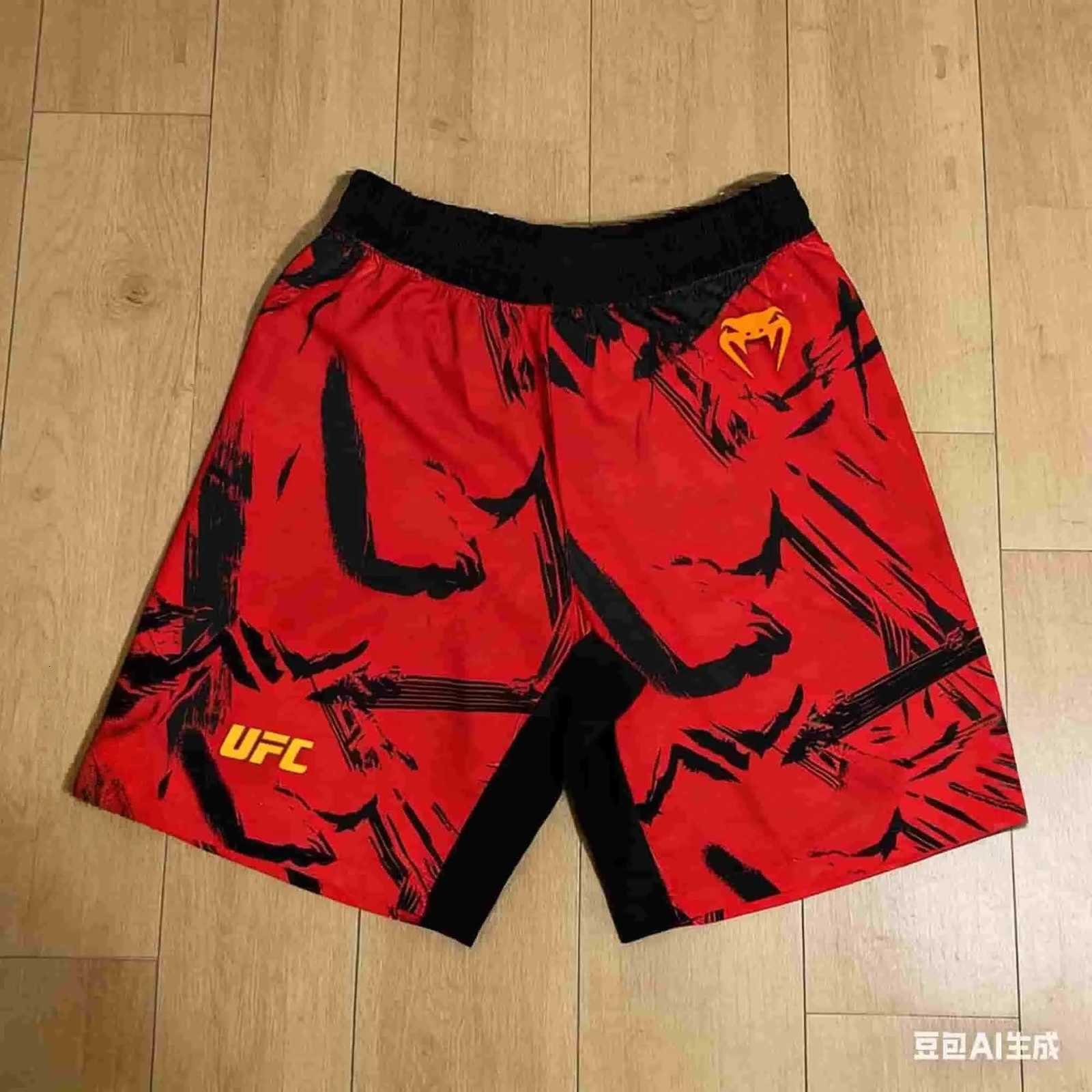 Boxing Combat Training Shorts 3D Personalized Printing Breathable Quick Drying Shorts X260306
