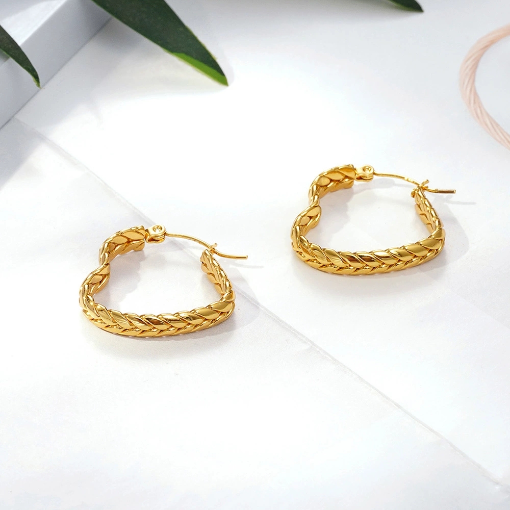 Trendsetting Ladies' Jewelry: Premium European-Inspired Wheat Shaped Earring Set