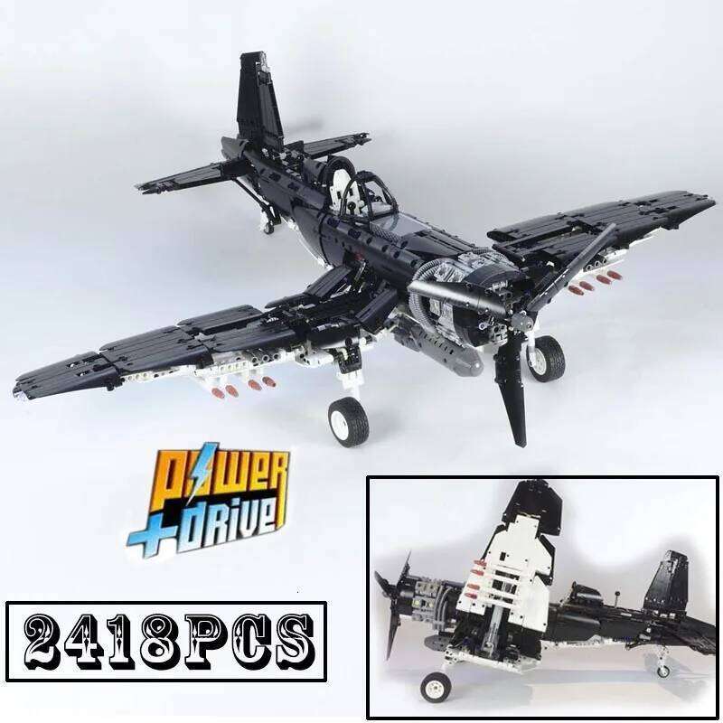 2020 New EXCLUSIVE Vought F4U Corsair fit MOC-29318 Collection series Toy blocks Kits Blocks Bricks Child toy birthday diy Gift Z260306