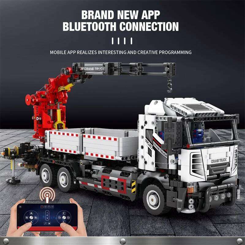 2178PCS Multifunctional Crane Truck Building Blocks Remote Control Engineering Vehicle RC Car Bricks Kids Toys Birthday Gifts Z260305