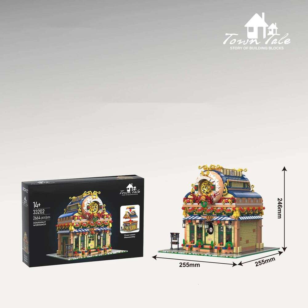 2657PCS Dessert Workshop Blocks Creative City Street View Building MOC Model Bricks Desktop Deco DIY Toys Birthday Gift Z260306
