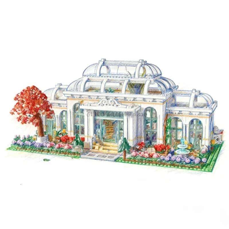 3792PCS Botanical Garden Model Building Blocks Home Decoration DIY Toys Adult Children Christmas Gifts Z260306