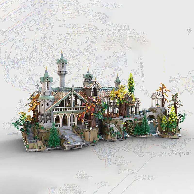 Moc Building Bricks Street View Challenge Extended CastleTechnology Modular Blocks Holiday Gifts Toys For Children DIY Sets Z260306