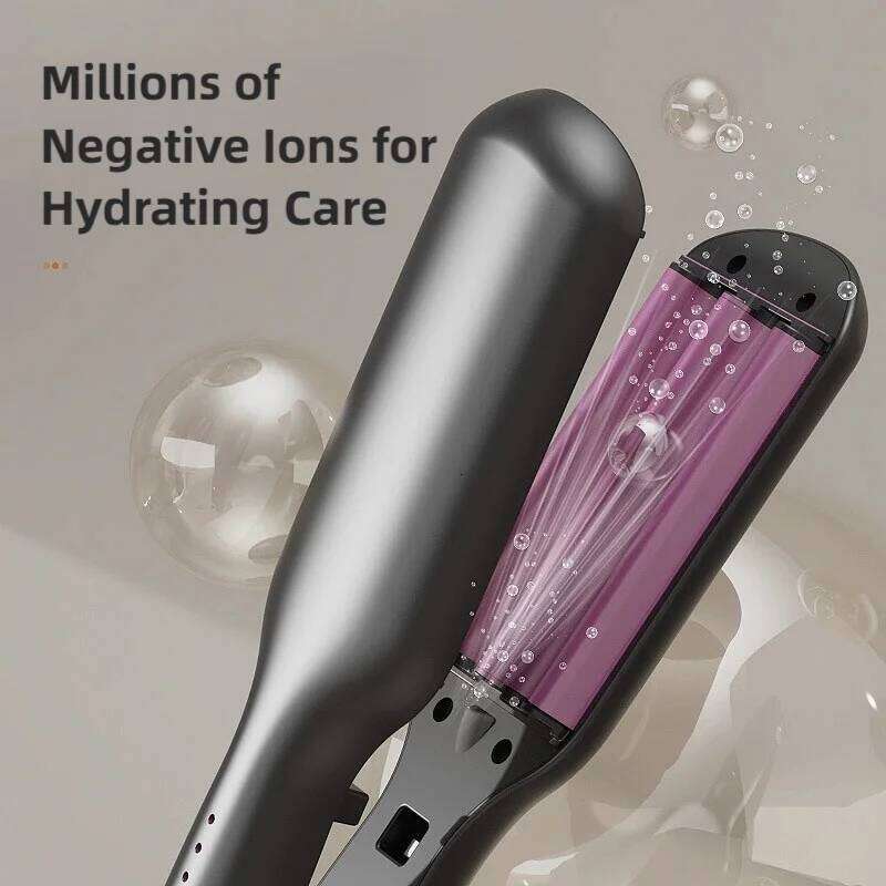 TINSOL 10MM Roll V-Shaped French Wool Curling Iron Rapid Heating 5-Speed Temperature Control Wave Curler 26Y0306