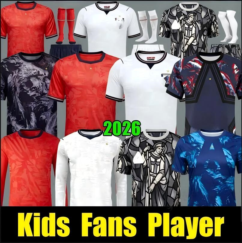 2025 2026 England football shirt Williamson Soccer Jersey Russo Bronze FODEN Saka Toone KANE RICE FODEN 25 26 National Team Home Away sports shirt Men Kids Kit Women