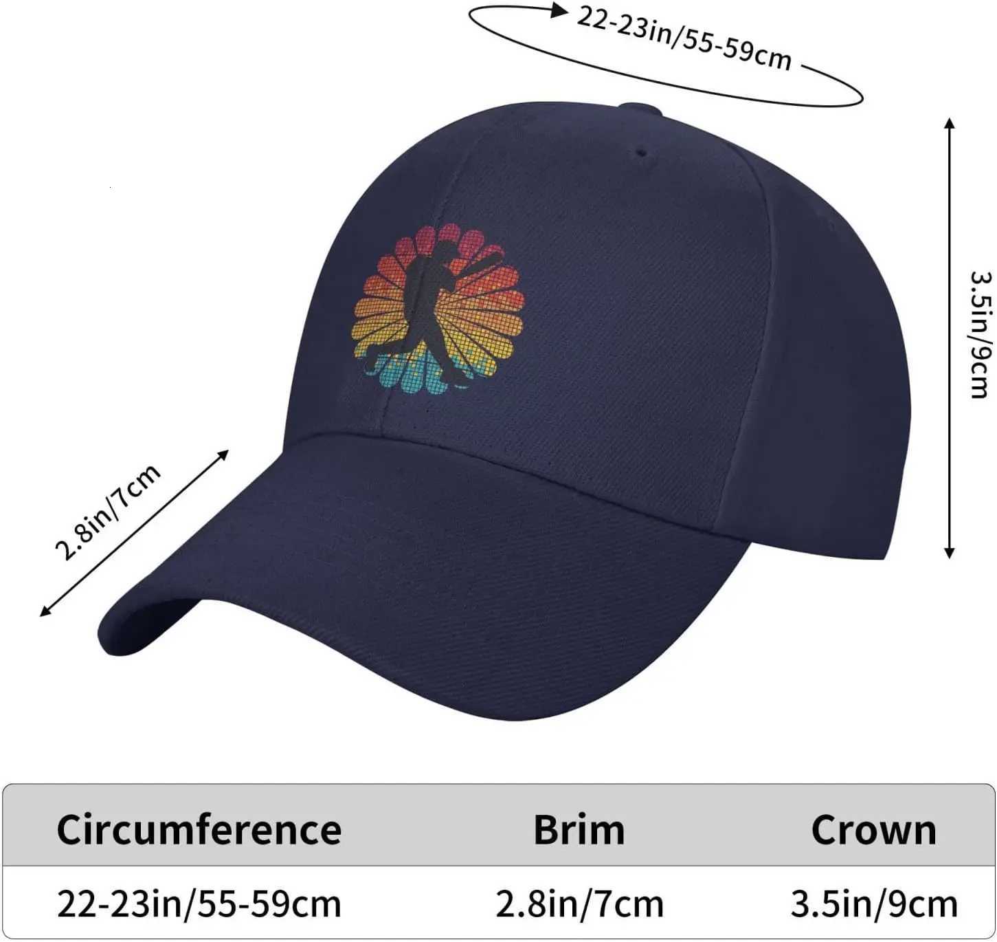 Baseball Player Retro Sunset Flower Graphic Polyester Trucker Cap Outdoor Adult Adjustable Hat S260306