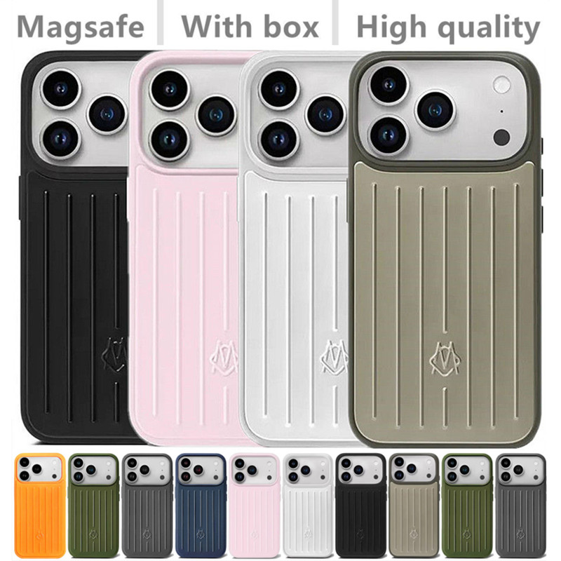 17 Phone Case Suitcase Designer iPhone Case for iPhone 17 Pro Max 16 15 14 ProMax Cases Polycarbonate Aluminum Alloy MagSafe Weave Cover iPhone17 Coque Funda Case