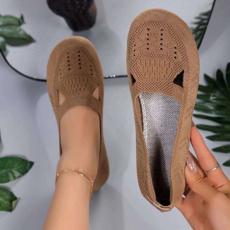 Flats Flat Round Toe Sneakers 2025 New Spring Autumn Loafers Shallow Comfortable Lolita Shoes Women Zapatos
