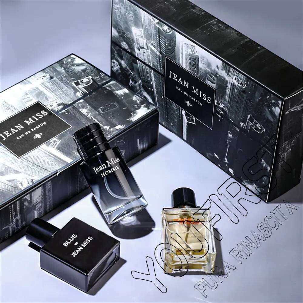 90ml Men Perfume Hombre Gift Box 3pcs Set Colognes Scent Fascination Man Perfumes Masculinos Lasting Parfum Heren 26H0306