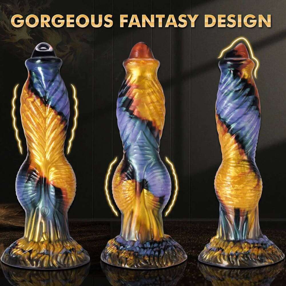 Thrusting Dragon Vibrator Sex 10" 4IN1 Monster Remote Control Thick Suction Cup Dildo Anal Toys Adult Product W260305
