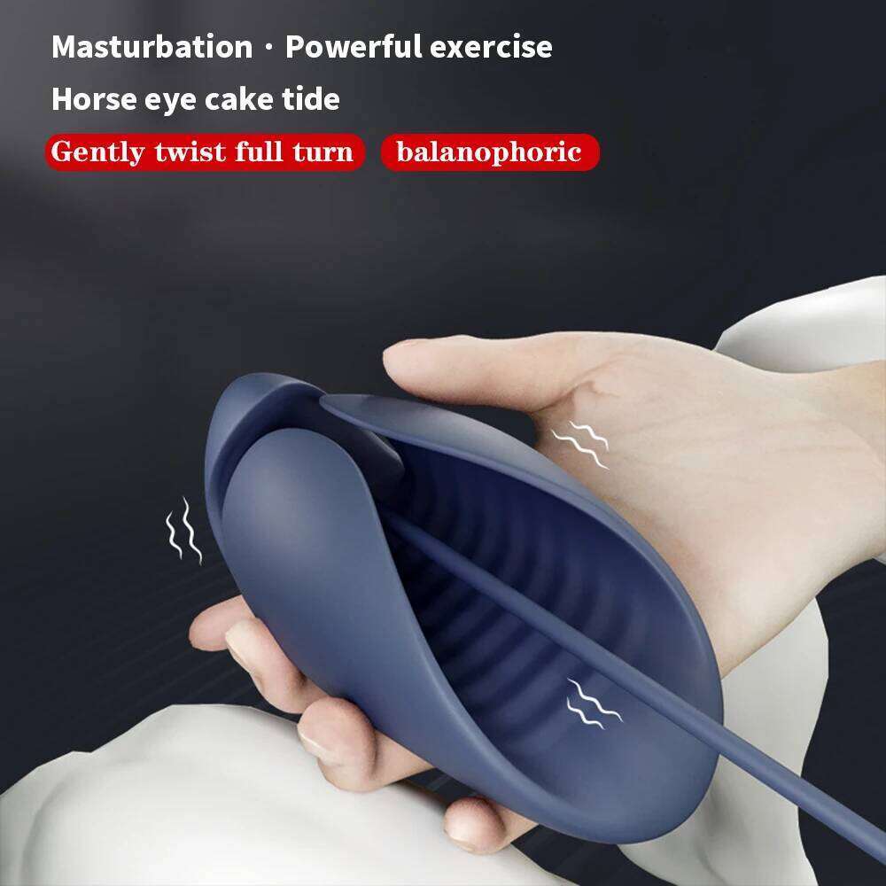 Glans Trainer Vibrator Men Penis Delay Exerciser Stimulate Masturbation Massager Vibrating Endurance Trainning Sex Toy W260305