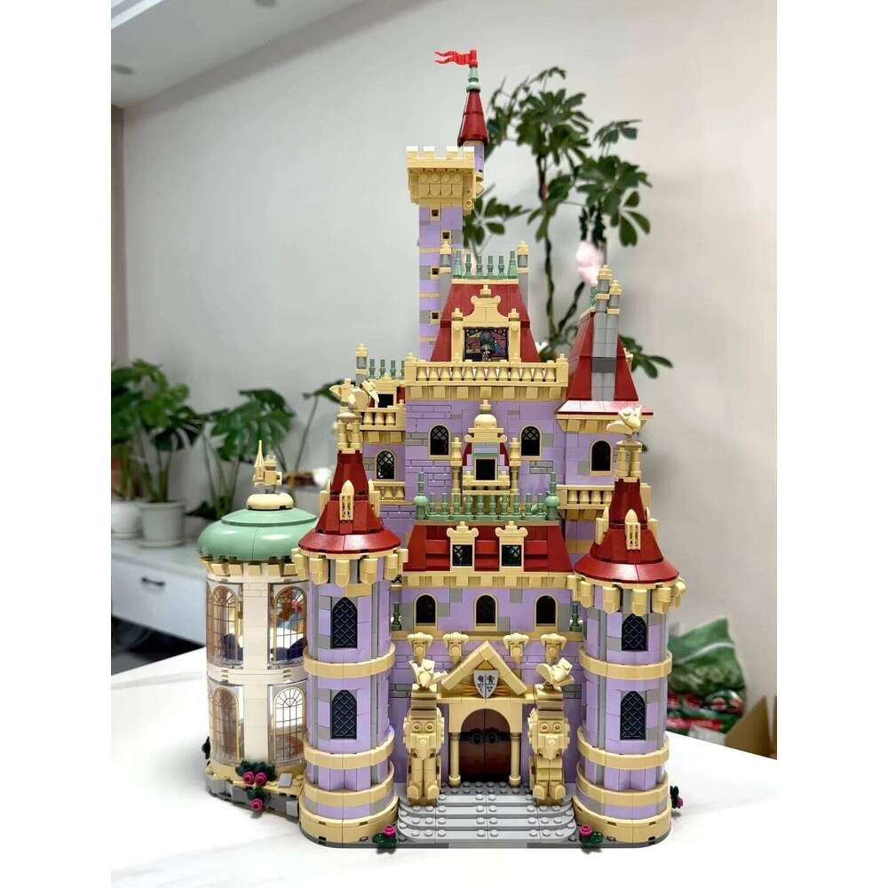 New Romantic castle model brick decoration birthday building block toy gift for boys and girls Z260305