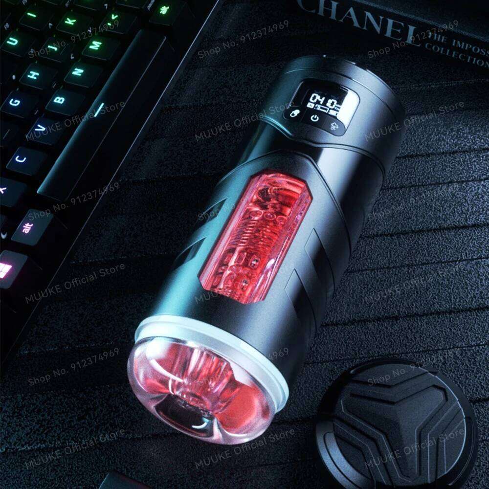 Automatic Male Masturbator Cup Sucking Vibration Smart Heating Real Vagina Pocket Pussy For Man Sex Toy Adult Blowjob Machine 18 W260305