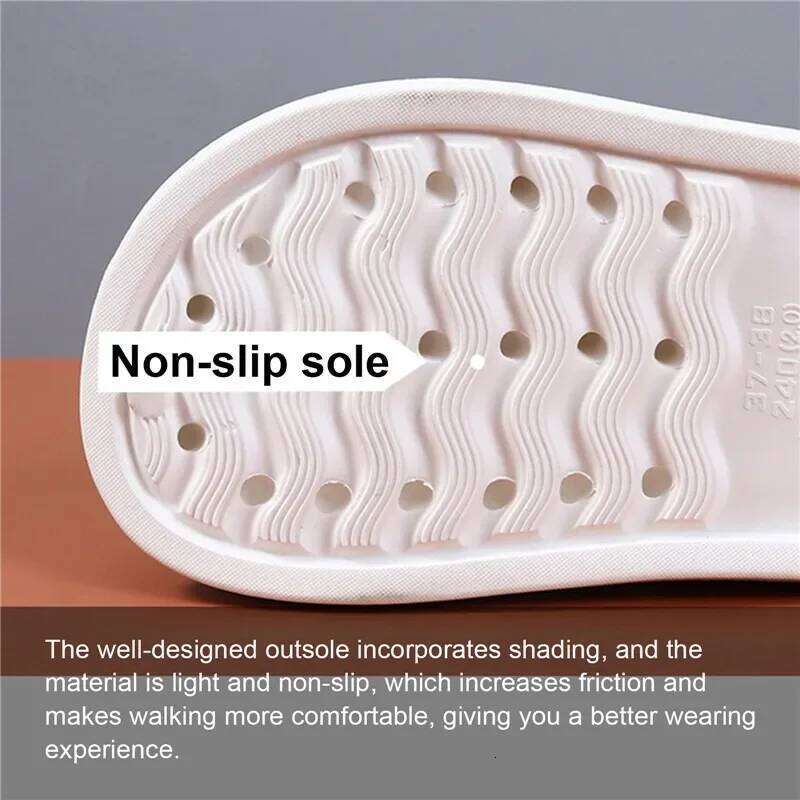 Couple Summer Slippers New Sandals Women 2023 Outdoor Clogs Shoes Thick Sole Slipper Female Flip Flops Eva Non-Slip Home Slides