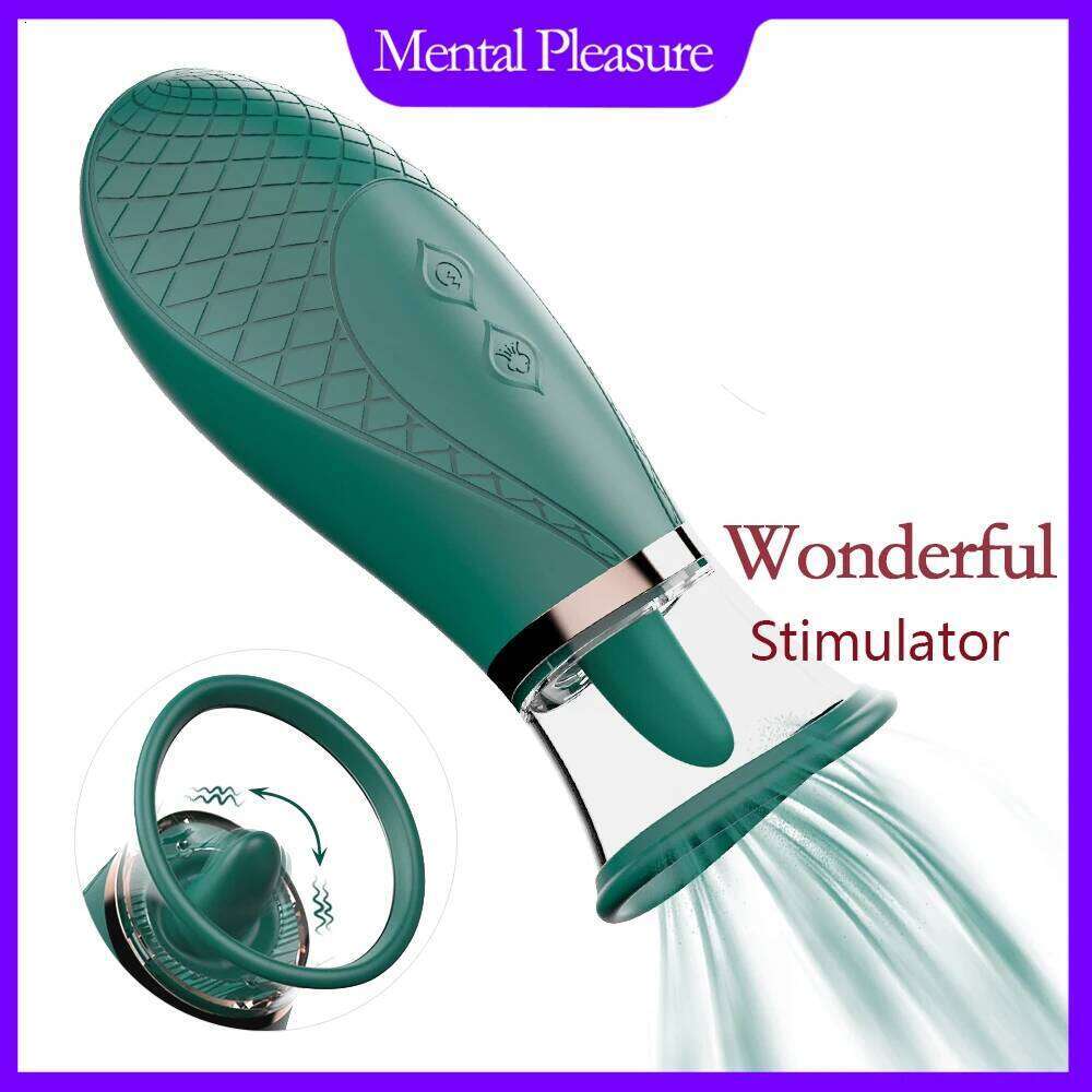 Tongue Vibrator Licklip Clitoris Licker Nipples Stimulator Orgasm Vagina Sucking Massager Female Masturbator Sex Toys For Women W260305