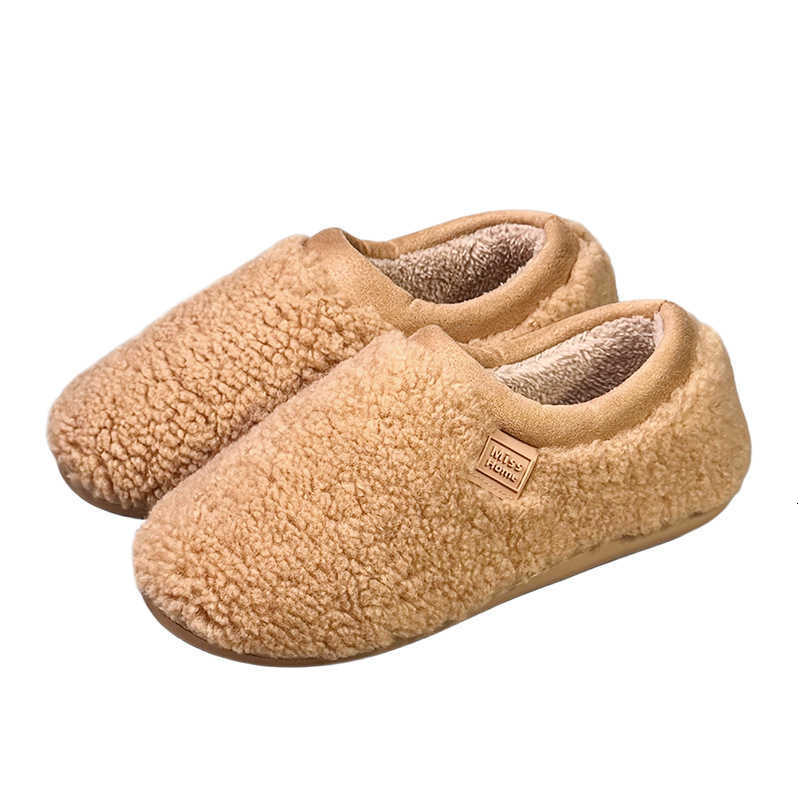 New 2025 Cotton Slippers for Women Winter Couples Indoor Home Non-Slip Warm Fleece Lined Slippers for Men Winter S260305
