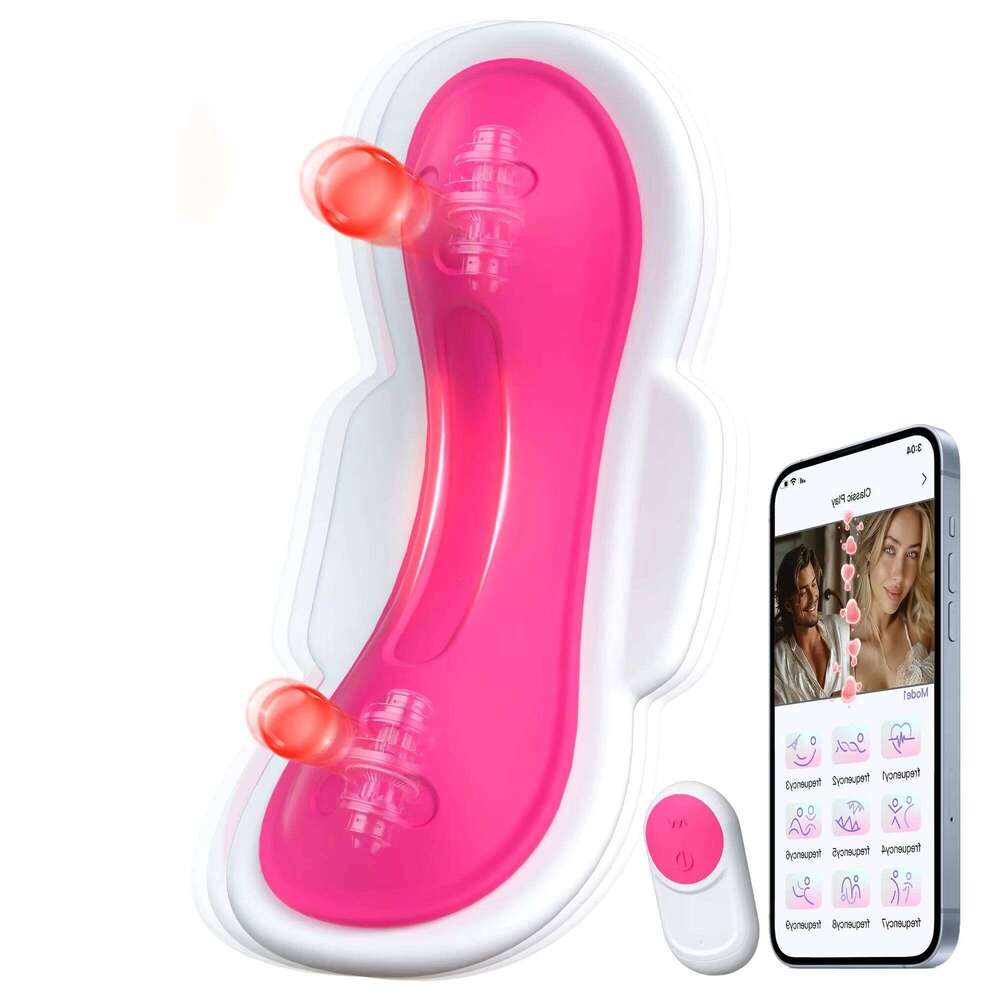 APP Remote Control Wearable Panties Clitoris Stimulator Female Maturbator Butterfly Vibrator Adults Sex Toys For Women W260305