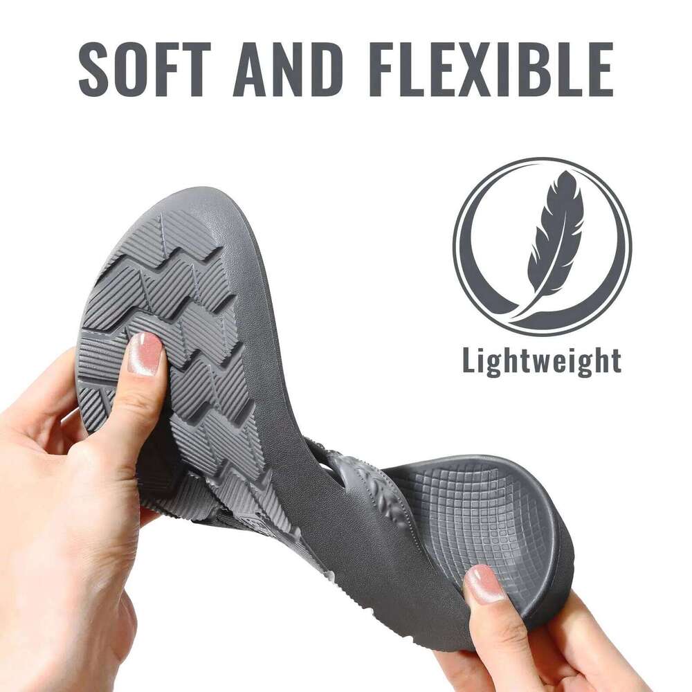 Litfun Summer New Orthopedic Flip Flops For Women Comfort Arch Support Beach Slipper Fashion Thong Sandals for Plantar Fasciitis