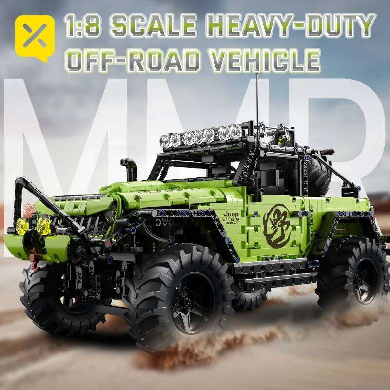 Toylynx Building Blocks 1:8 Scale Heavy-Duty Off road Vehicle with Super Racers Toys For Children Christmas and Easter Gifts Z260305