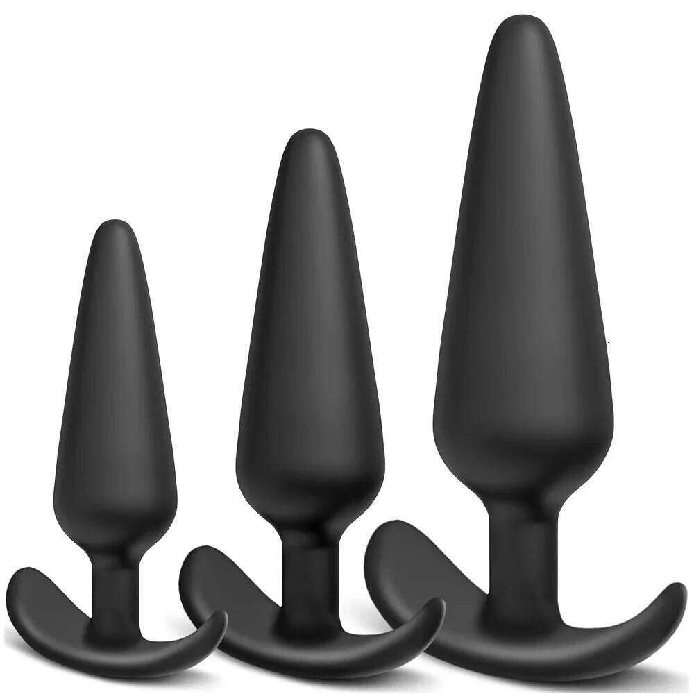S/M/L Sexy Butt Vibrator Women/Men Soft Silicone Erotic Anal Plug Training Adults Sex Toys for Couple Women Gay W260305
