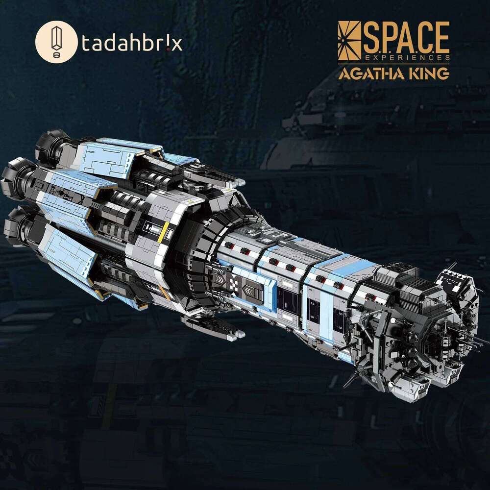 6778PCS Agatha King Battleship Building Blocks Creative Space Shuttle Model Bricks Desktop Decoration Toy For Kids Holiday Gifts Z260305