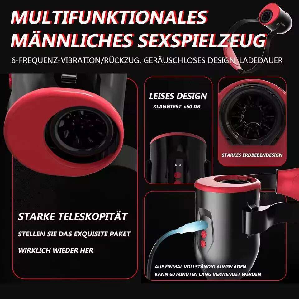 Male Penis Thrusting Massage App Bluetooth-Controlled Wearable Telescopic Vibrating Waist Strap Masturbator Cup Adul W260305