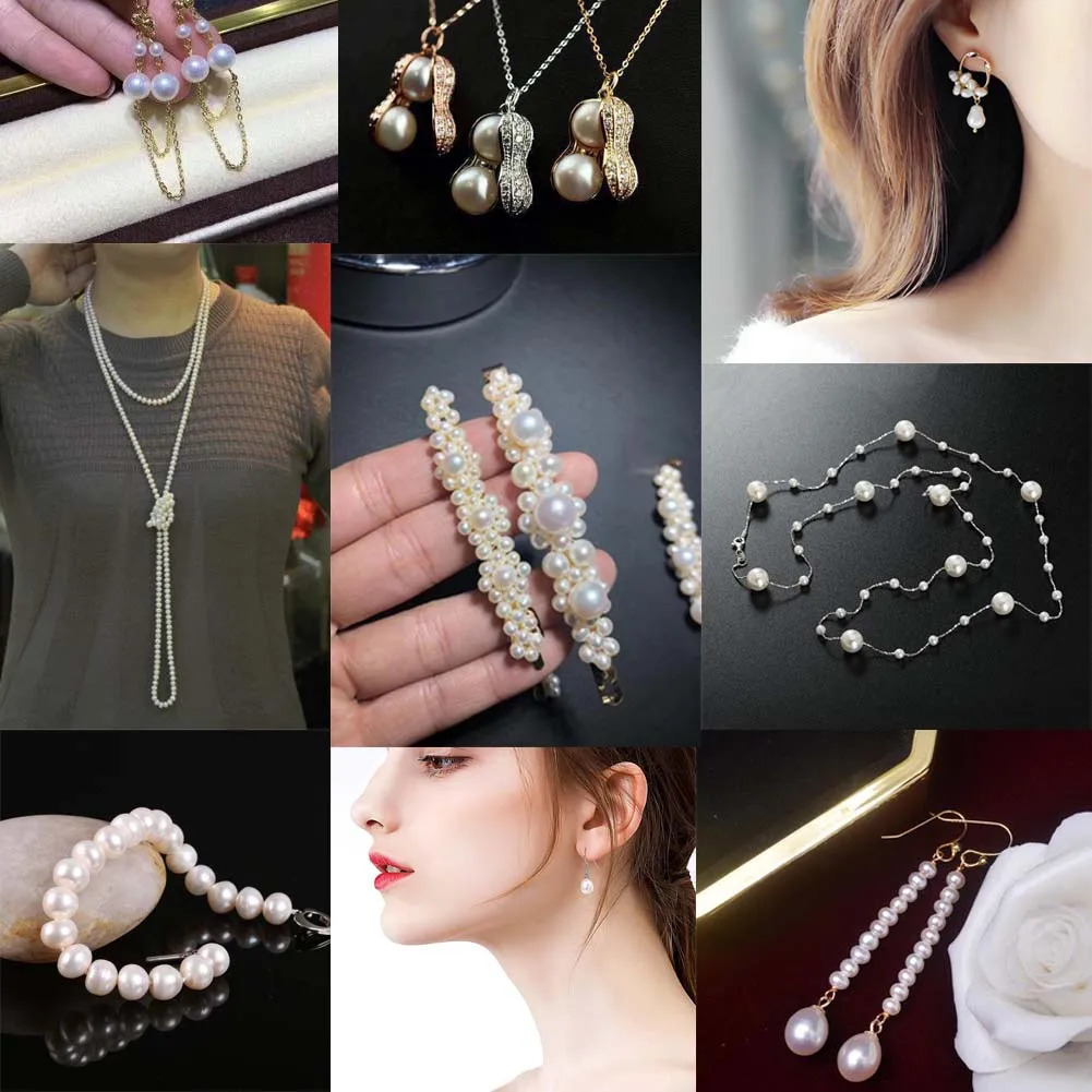Natural Freshwater Pearl Beads High Quality Irregular Shape Punch Loose Beads for Jewelry Making DIY Necklace Bracelet 260302