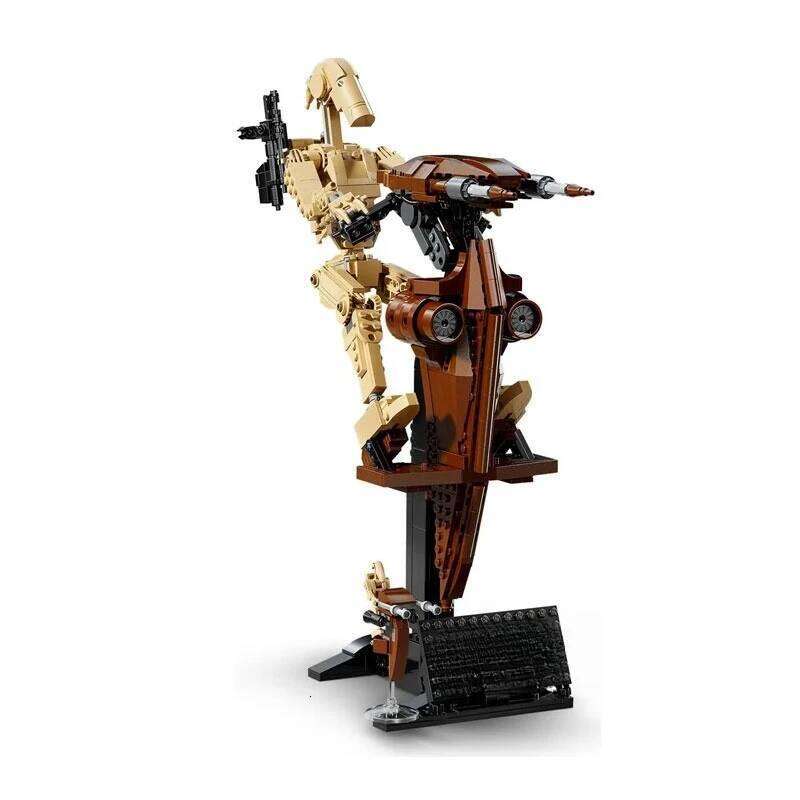 1088PCS Creative Battle Droid with STAP Building Blocks With Figure MOC Assemble Bricks Toy Gift For Children Adult Z260305