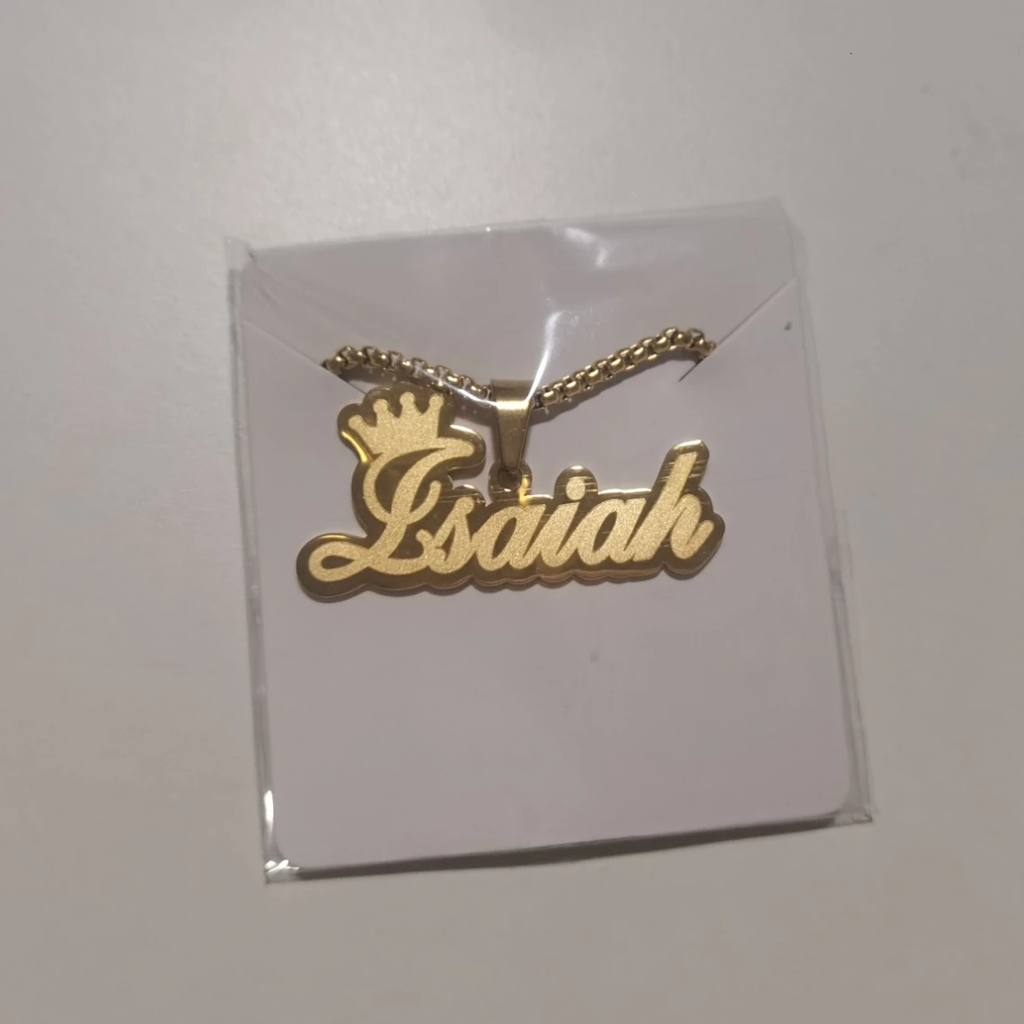 Custom Stainless Steel Engraved Name Bead Chain Necklaces Personalized Removable Gold Color Nameplate Necklace Women Men Jewelry 260302